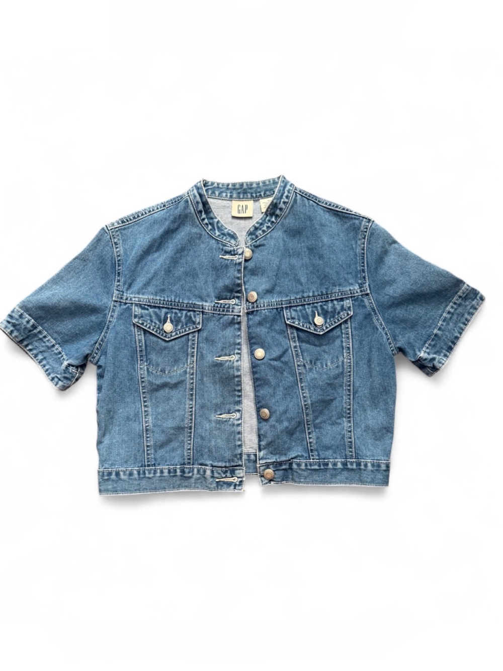 GAP Vintage Cropped Denim Top | Casual Chic